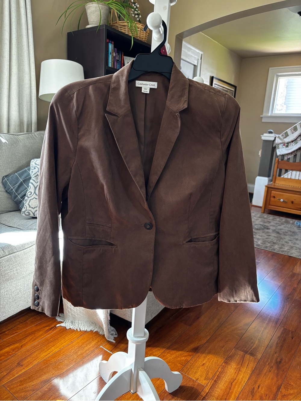 Coldwater Creek Chocolate Brown Blazer